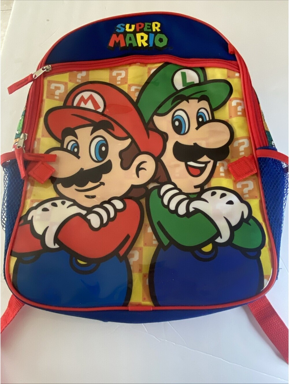 Nintendo Super Mario Brothers Backpack 17"x12"